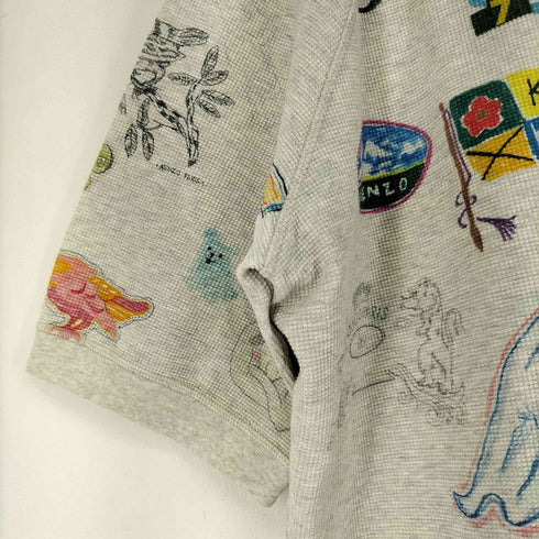 ケンゾーパリス KENZO PARIS Drawn Varsity Seasonal T -Shirt メンズ JPN:XL