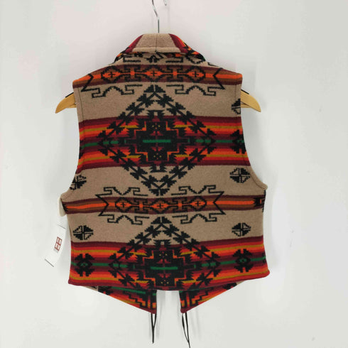 ペンドルトン PENDLETON KNOCKABOUTS USA製 ネイティブ柄 ウールベスト ショール メンズ JPN:M
