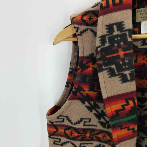 ペンドルトン PENDLETON KNOCKABOUTS USA製 ネイティブ柄 ウールベスト ショール メンズ JPN:M