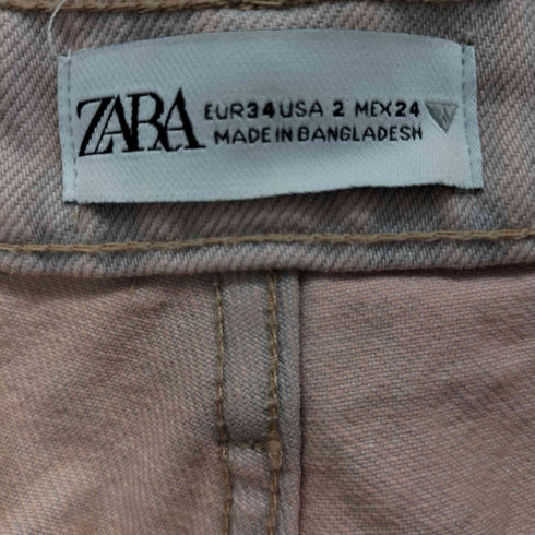 ザラ ZARA ダメージ加工 デニムパンツ レディース EUR:34