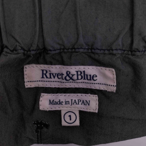 Rivet&Blue Y2K スウェット切替 ナイロンスカート レディース JPN:1