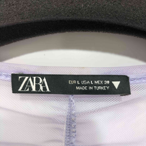 ザラ ZARA シースルーブラウス レディース import:L