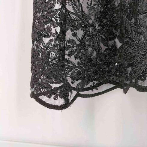 ザラ ZARA シースルーワンピース レディース import:M