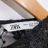 ザラ ZARA シースルーワンピース レディース import:M