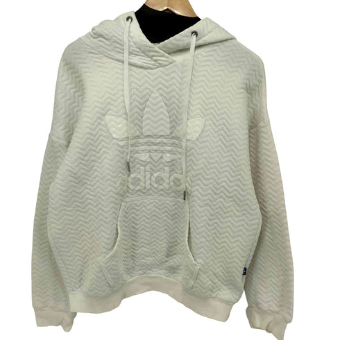 アディダス adidas ロゴ L/S プルオーバーパーカー レディース FREE