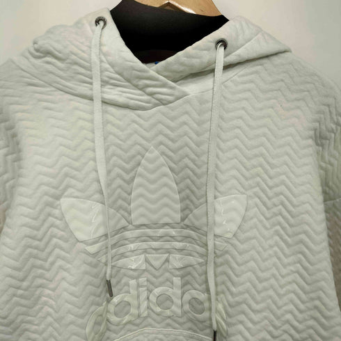 アディダス adidas ロゴ L/S プルオーバーパーカー レディース FREE
