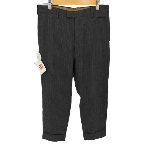 アンダーカバーイズム UNDERCOVERISM ANATOMICOUTURE期 13AW 裾デザイン ピンストライプスラックス メンズ JPN:4