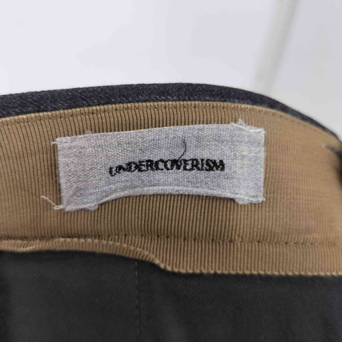 アンダーカバーイズム UNDERCOVERISM ANATOMICOUTURE期 13AW 裾デザイン ピンストライプスラックス メンズ JPN:4