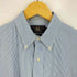 ダブルアールエルラルフローレン RRL RALPH LAUREN 90s 三ツ星タグ ストライプ ボタンダウンシャツ メンズ import:M