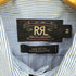 ダブルアールエルラルフローレン RRL RALPH LAUREN 90s 三ツ星タグ ストライプ ボタンダウンシャツ メンズ import:M