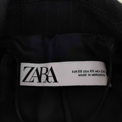 ザラ ZARA ストライプ 1Bテーラードジャケット レディース JPN:XS