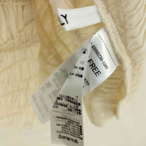 スライ SLY CODE GATHER RUFFLE レディース FREE