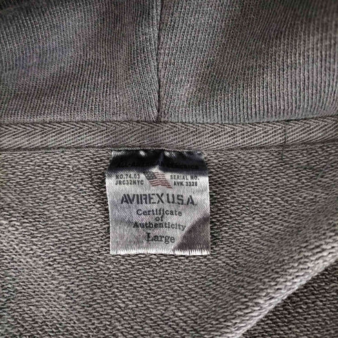 アヴィレックス AVIREX DAILY FADE WASH ZIP UP PARKA メンズ import:L