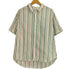 クオン kuon CANDY STRIPE SASHIKO Half Sleeve Shirt 刺し子 半袖 キャンディストライプシャツ メンズ JPN:M