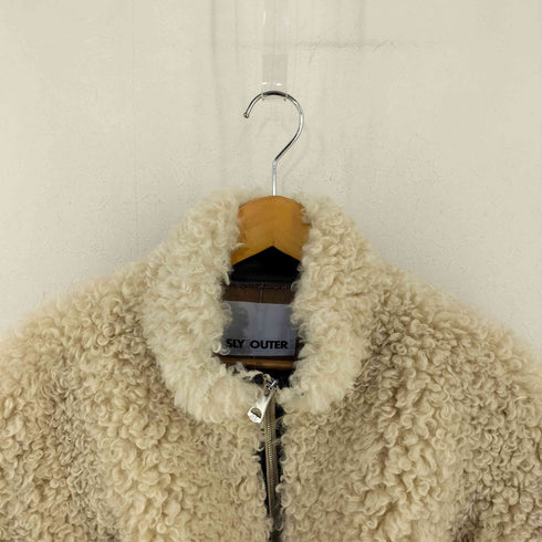 スライ SLY LIGHT CROP BOA ブルゾン レディース FREE