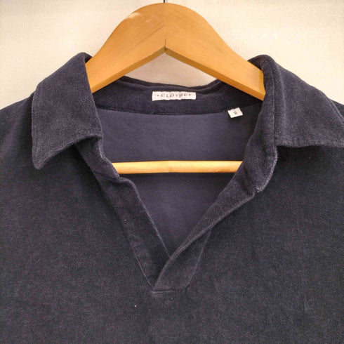 +CLOTHET Micro Pile Skipper Shirt スビンプラチナム マイクロパイル スキッパーシャツ メンズ JPN:2
