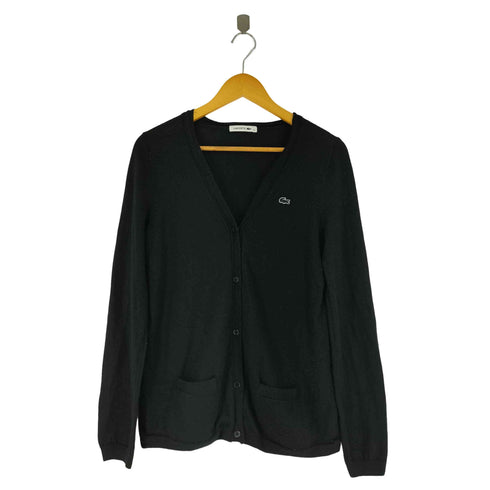 ラコステ LACOSTE ウールニットカーディガン レディース 38