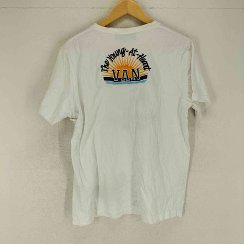ヴァン VAN 両面刺繍クルーネックTシャツ メンズ LL