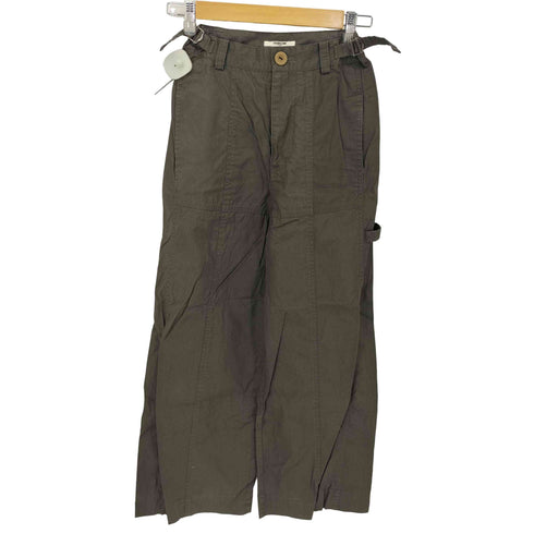 スロー バイスライ THROW by SLY LINEN BLEND COATING WIDE パンツ レディース JPN:0