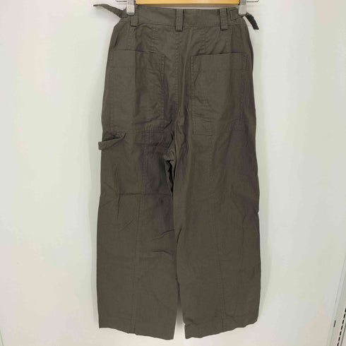 スロー バイスライ THROW by SLY LINEN BLEND COATING WIDE パンツ レディース JPN:0