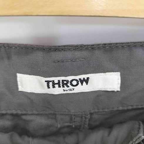 スロー バイスライ THROW by SLY LINEN BLEND COATING WIDE パンツ レディース JPN:0