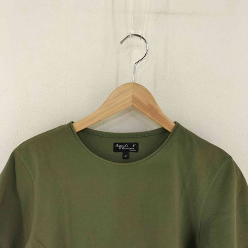 アニエスベーオム Agnes b.homme コットン 無地クルーネックTシャツ メンズ イ