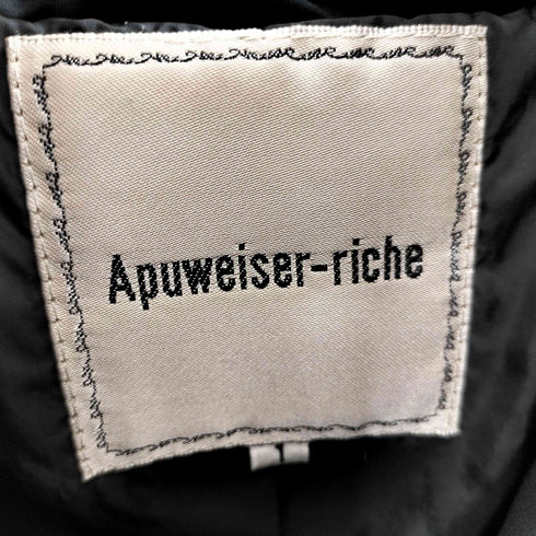 アプワイザーリッシェ Apuweiser riche ビジュー付きダウンコート レディース JPN:1