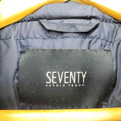 セブンティー SEVENTY ダウン切替バージンウールコート レディース 40