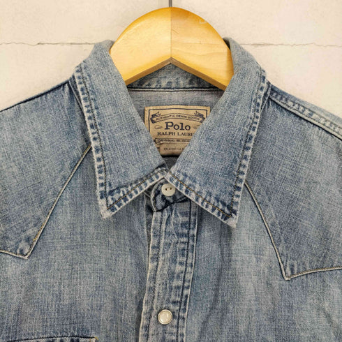 ポロラルフローレン POLO RALPH LAUREN リペアデザインウエスタンシャツ メンズ JPN:L