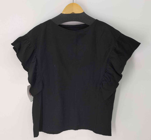 スローブイエナ SLOBE IENA 20/- 天竺デザインフリルプルオーバー レディース