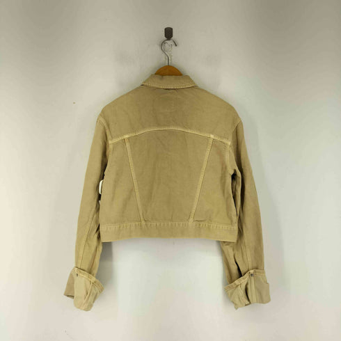 ザラ ZARA クロップドデニムジャケット レディース import:XS
