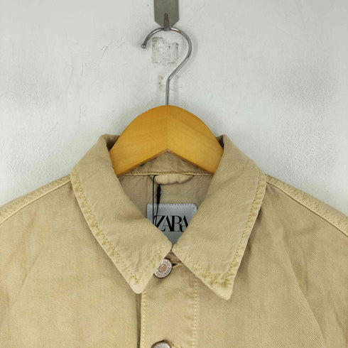ザラ ZARA クロップドデニムジャケット レディース import:XS