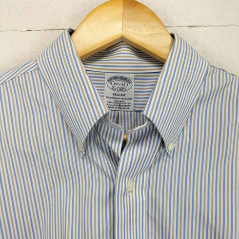 ブルックスブラザーズ BROOKS BROTHERS REGENT ストライプオックスフォードシャツ メンズ 15 1/2-32