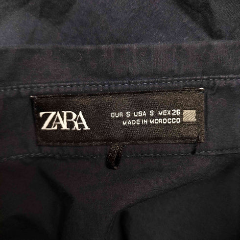 ザラ ZARA クロップド L/S シャツ レディース import:S