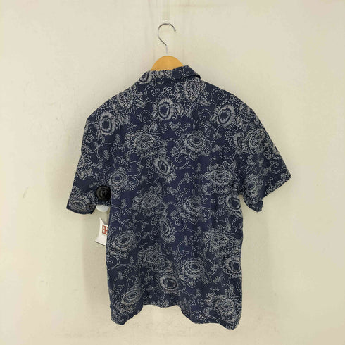 ポロジーンズカンパニーラルフローレン POLO JEANS COMPANY RALPH LAUREN 総柄 オープンカラーコットンシャツ メンズ import:M