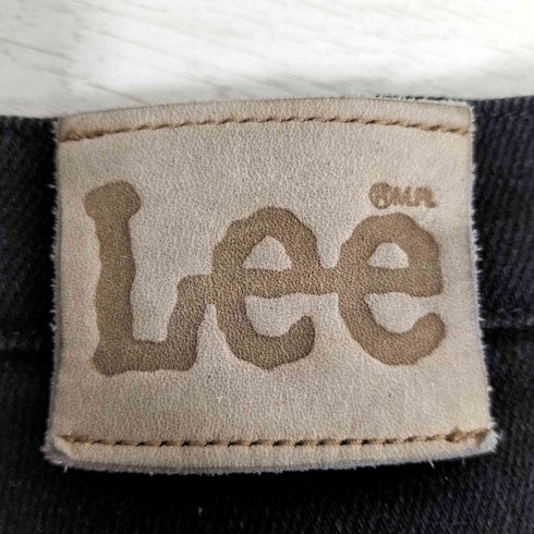 リー Lee ワイド テーパード ブラック デニムパンツ メンズ