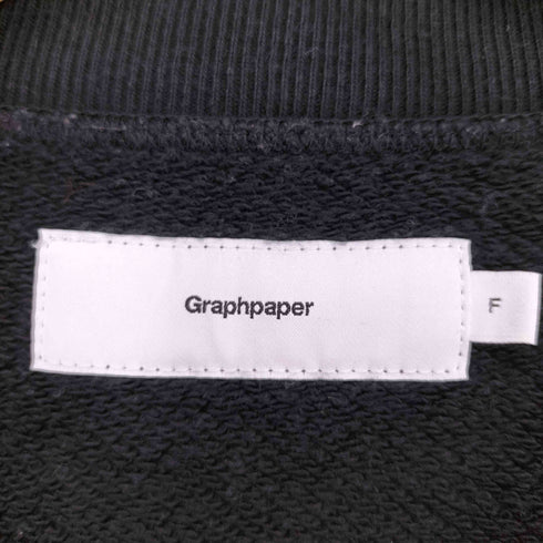 グラフペーパー Graphpaper ラグランスリーブクルーネックスウェット メンズ FREE