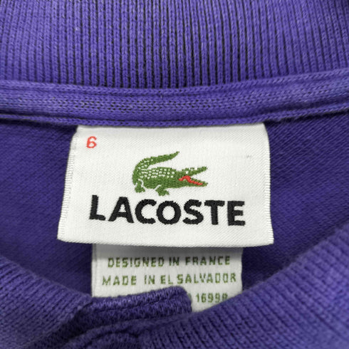 ラコステ LACOSTE ロゴワッペンポロシャツ メンズ 6