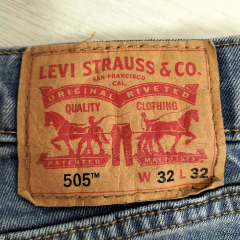 リーバイス Levis 00505-1456 NEW YORK WASH ORIGINAL FIT ニューヨークウォッシュ オリジナルフィット ジップフライ デニムパンツ メンズ W32/L32