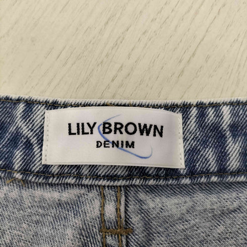 リリーブラウン Lily Brown デニムハーフパンツ レディース 1