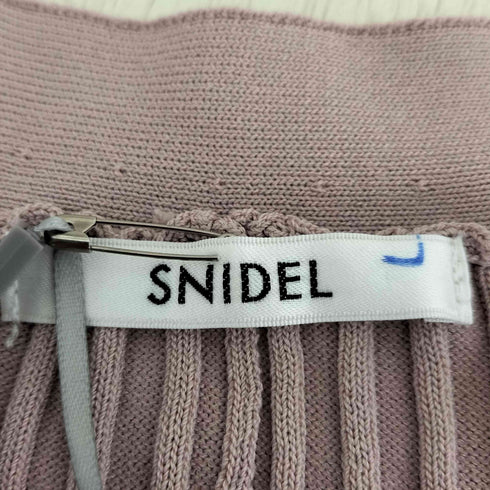 スナイデル snidel ノースリフロントボタンニットワンピース レディース FREE