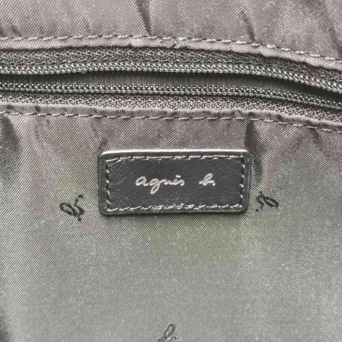 アニエスベーボヤージュ agnes b. VOYAGE COW LEATHER HAND BAG カウレザー ハンド バッグ レディース