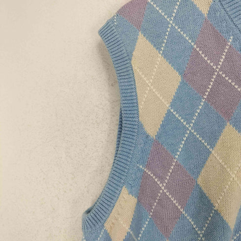 ブルックスブラザーズ BROOKS BROTHERS SUPIMA COTTON アーガイルニットベスト メンズ JPN:L