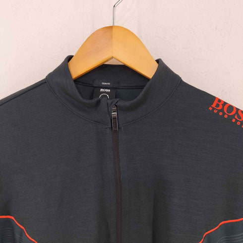 ヒューゴボス HUGO BOSS SLIM FIT ハーフジップ ゴルフ カットソー メンズ L