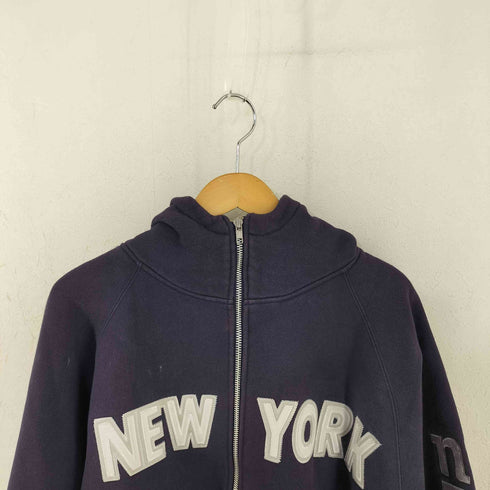 エヌエフエル NFL フロントロゴ刺繍 ジップパーカー メンズ import:XL