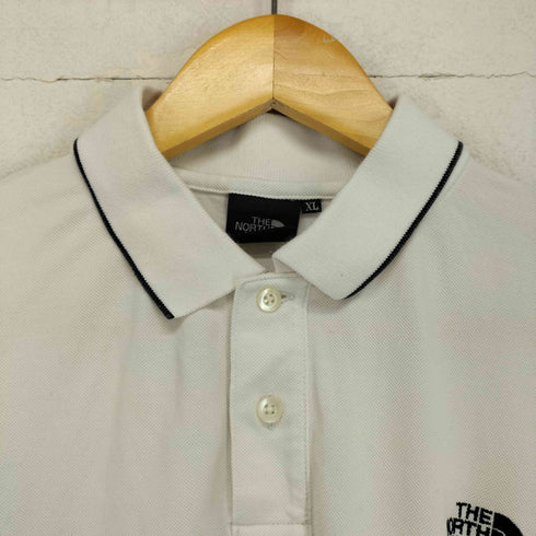 ザノースフェイス THE NORTH FACE ロゴ刺繍半袖ポロシャツ メンズ JPN:XL