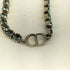 ディオール Dior GRADIENT BLUE CRYSTALS NECKLACE クリスタルチェーンネックレス レディース