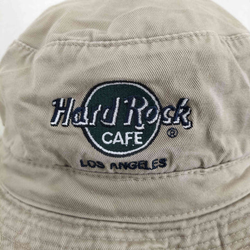 ハードロックカフェ Hard Rock Cafe LOS ANGELES ロゴ刺繍バケットハット メンズ L/XL