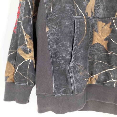 アウェイク Awake NY Classic Outline Logo PANELED Embroidered Hoodie REAL Tree クラシック アウトライン パネル刺繍 リアルツリー パーカー メンズ JPN:L