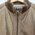 マッシモデュッティ Massimo Dutti スタンドカラー 羊革 レザーブルゾン メンズ L / 40